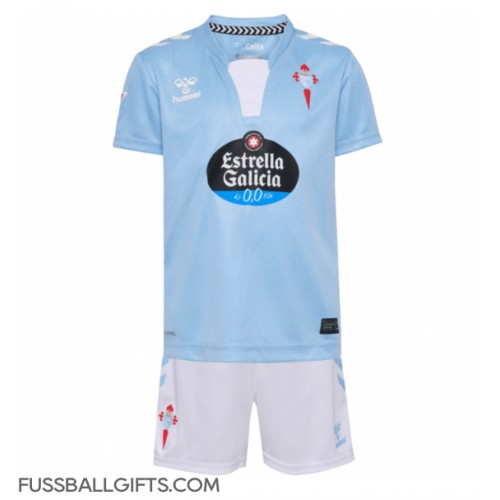 Celta Vigo Fußballbekleidung Heimtrikot Kinder 2024-25 Kurzarm (+ kurze hosen)